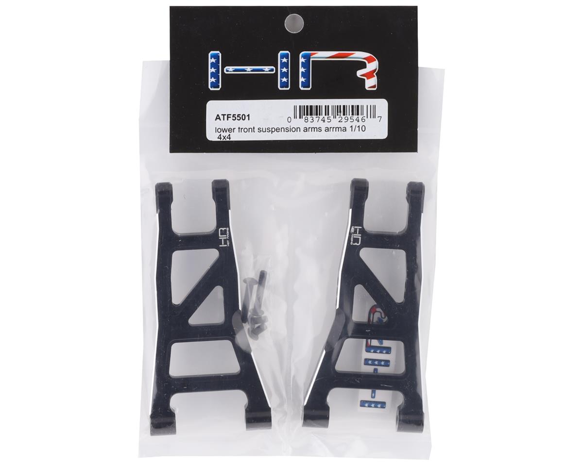 Hot Racing ATF5501 Arman 4x4 Brazos de suspensión delantera de aluminio (negro) (2)