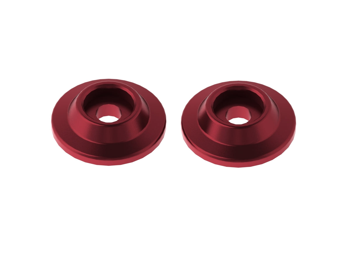 Arrma AR320215 CNC ALUMINIUM WING BUTTONS (RED) (2PCS)