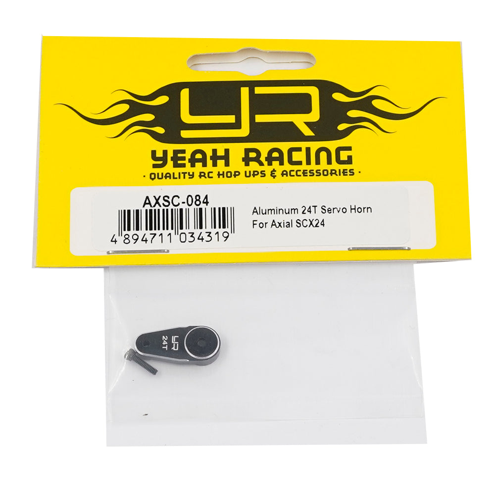 Yeah Racing AXSC-084 SERVO BOCINA DE ALUMINIO 24T PARA AXIAL SCX24