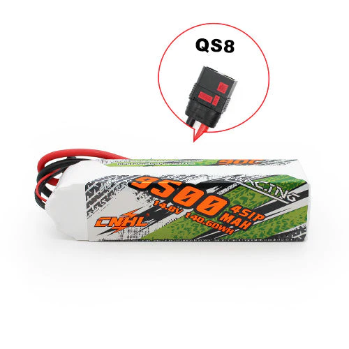 Batterie Lipo CNHL Racing Series 9500mAh 14.8V 4S 90C avec prise QS8