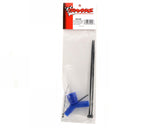 Traxxas Molded Pipe Coupler (Blue) w/ Exhaust deflecter & long cable ties