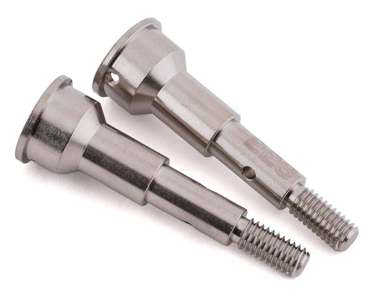 Ejes CVA traseros ligeros de titanio Exotek 2032 TLR 22S Drag (2)