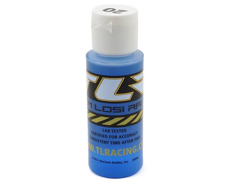 Team Losi TLR74002 Huile de choc en silicone Racing (2oz) (20wt)