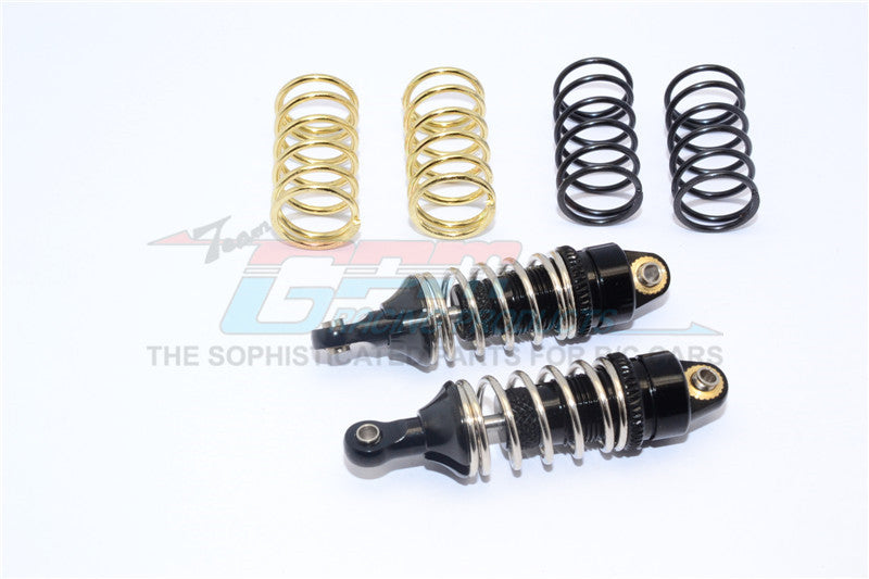 GPM ERV348-BK TRAXXAS-1:16 MINI E REVO ALLOY FRONT/REAR ADJUSTABLE SPRING DAMPER