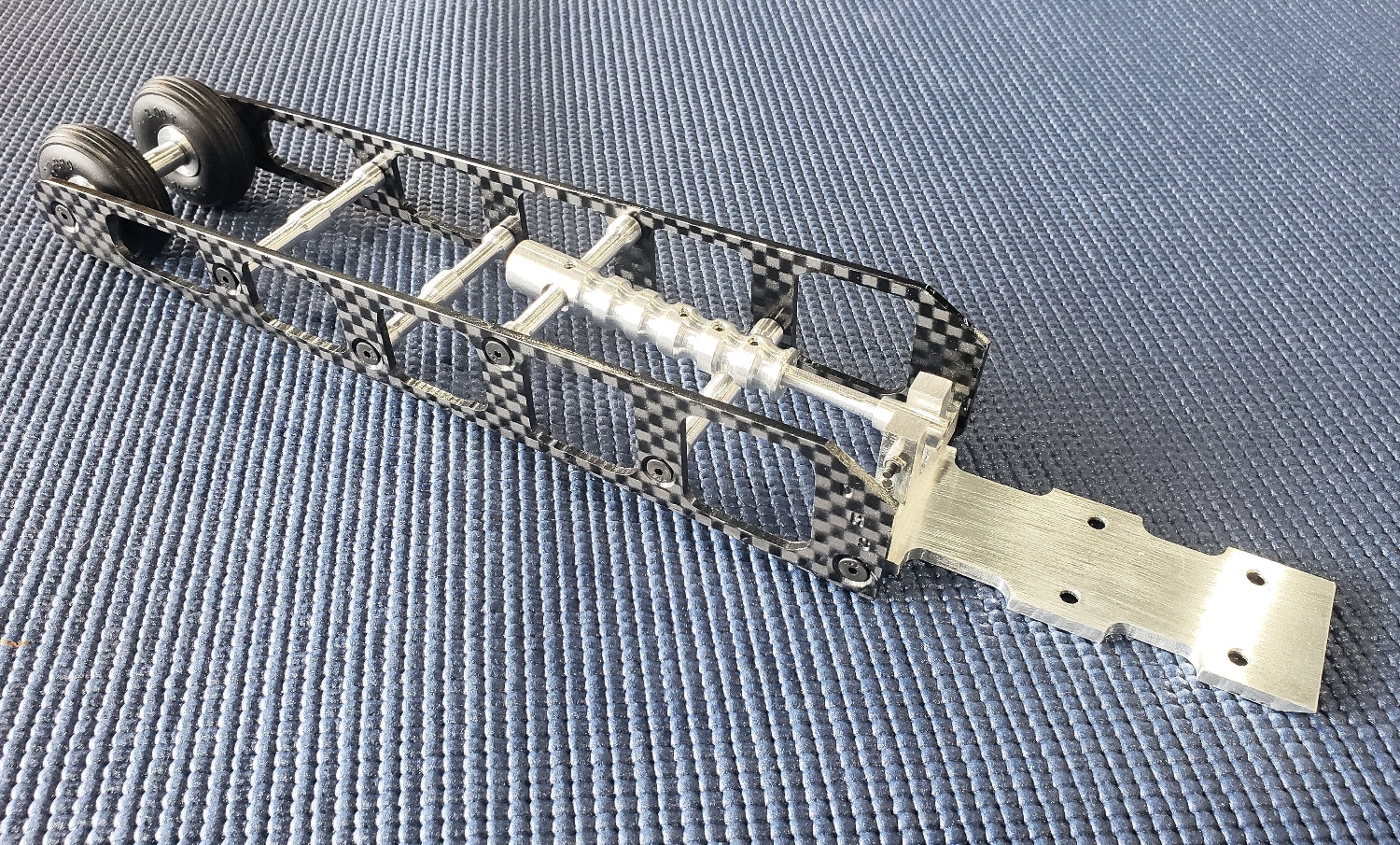 Hobao GTB/GTLE escala 1/8 Drag Racing DUAL Wheelie Bar 12 pulgadas estilo riel