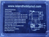 IslandHobbyNut 888 Servo sin escobillas de alto par y velocidad (TRIPLE 8)