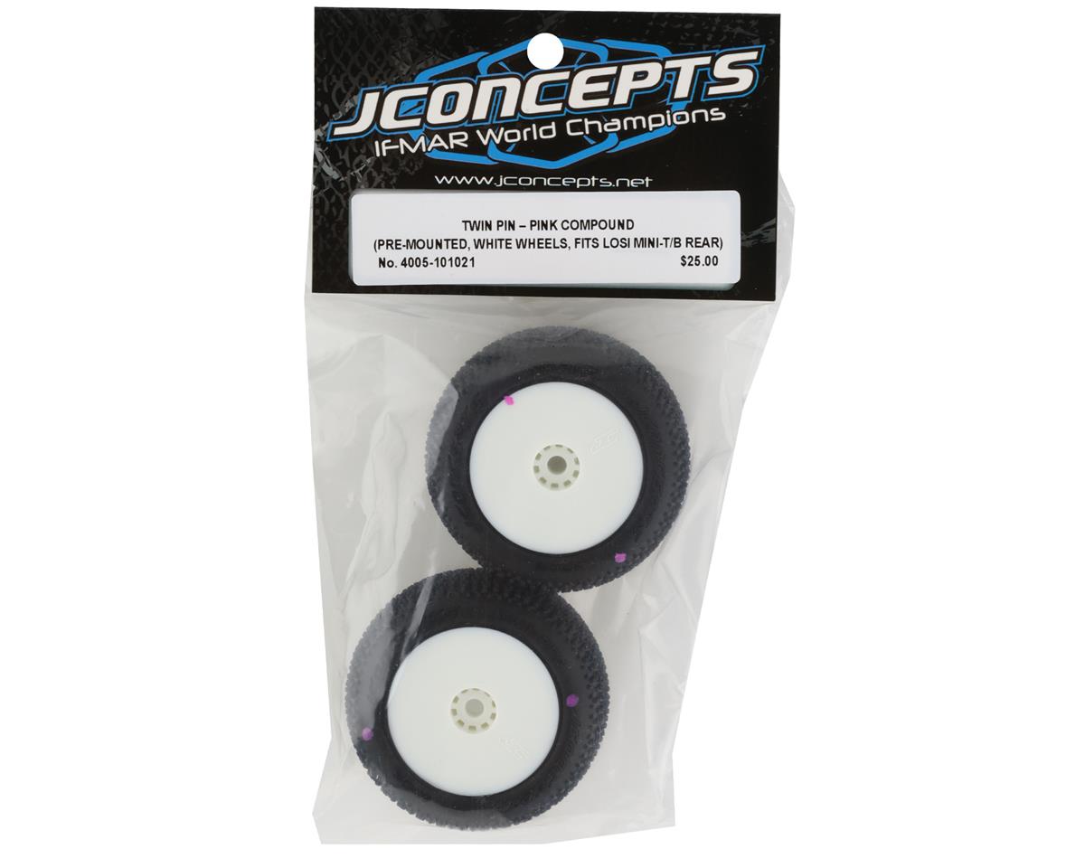 JConcepts 4005-101021 Mini-B/Mini-T 2.0 Twin Pin Pre-Mounted Rear Tires