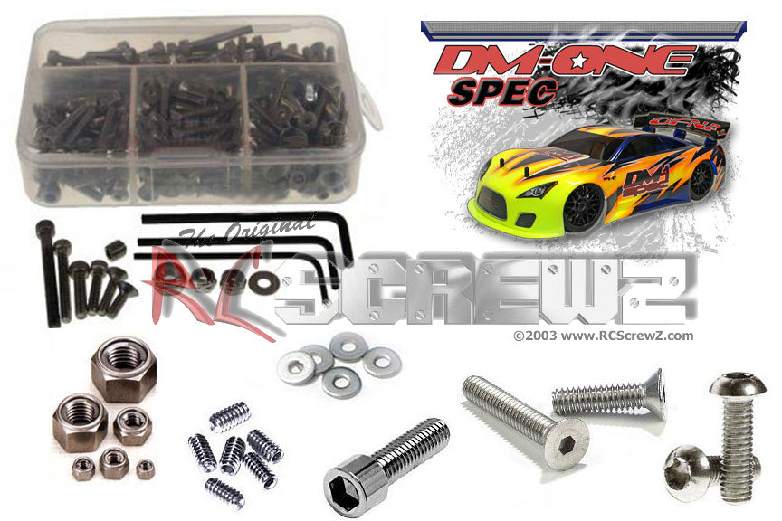 Ofna DM1 Spec 1/8 Kit de tornillos de acero inoxidable OFN046