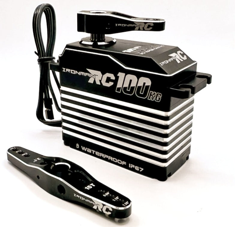 IRonManRc 1/5 VIPER 1390 aluminium étanche-servo sans balais à engrenages métalliques