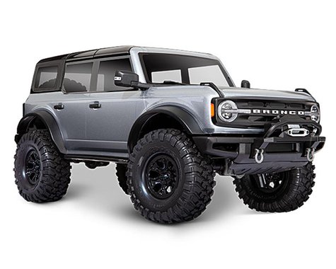 Traxxas 92076-4-SLVR TRX-4 1/10 Trail Crawler Truck w/2021 Ford Bronco Body