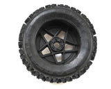 Arrma AR510092 Dboots 'Back-Flip Mt 6S' Neumáticos premontados (negro) (2)