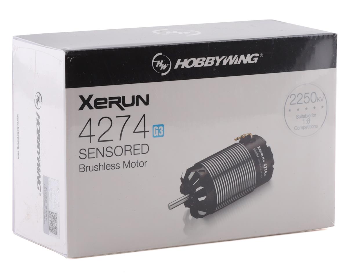 Hobbywing 30405001 Xerun 4274SD G3 1/8 Scale Sensored Brushless Motor (2250kV)