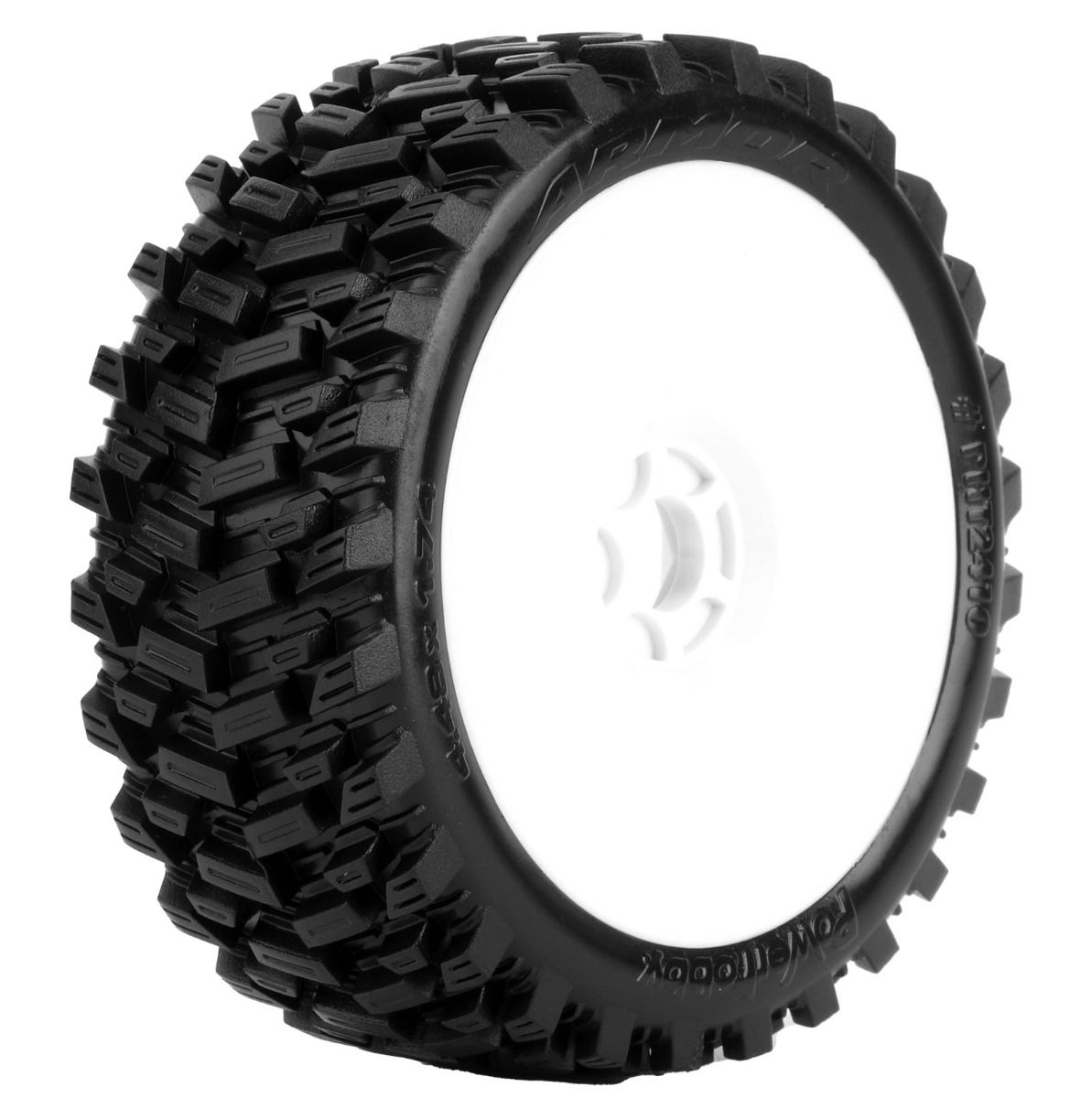 Powerhobby PHT2410WB Armor 1/8 Buggy Belted All Terrain Mounted Tires 17MM