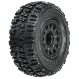 Pro-Line Trencher X SC 2.2/3.0 Tires w/Raid Wheels (Black) (2) (M2) w/12mm Remov