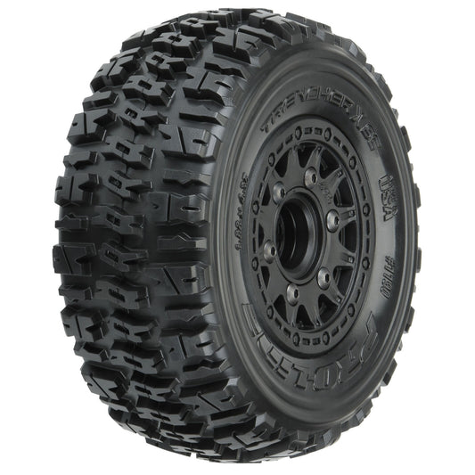 Neumáticos Pro-Line Trencher X SC 2.2/3.0 con ruedas Raid (negro) (2) (M2) con extracción de 12 mm