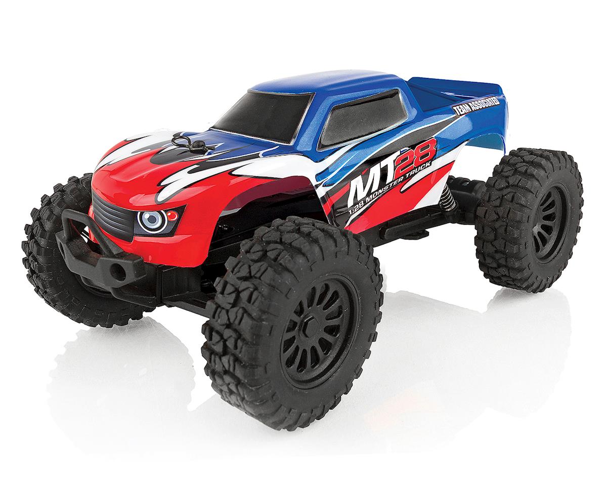 Team Associated ASC20155 MT28 1/28 RTR 2WD Mini camión monstruo eléctrico con 2,4 GHz