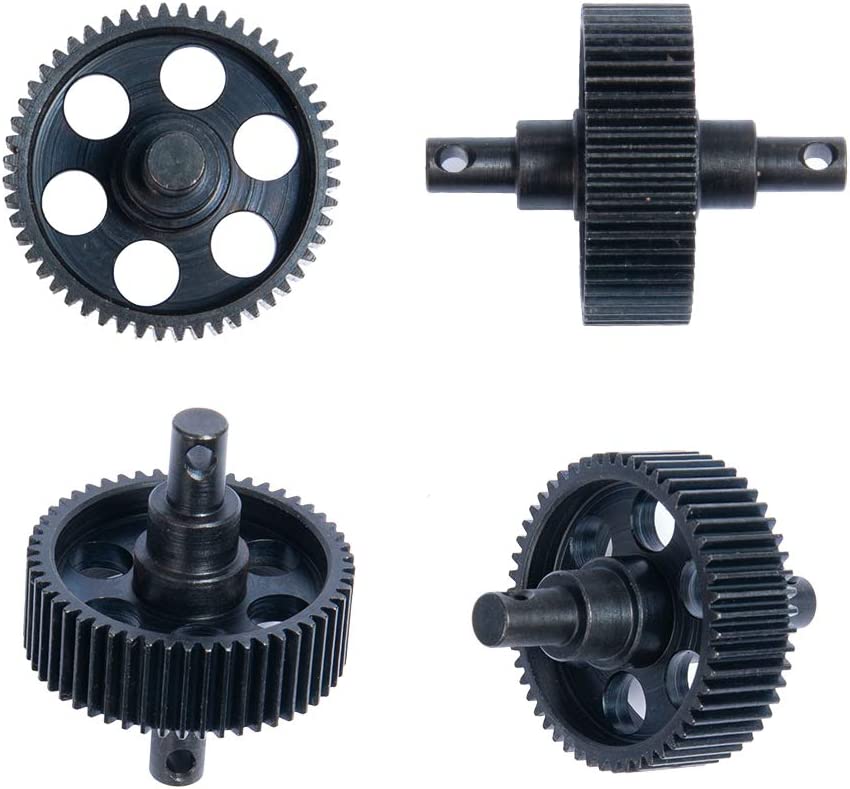 IronManRc Juego de engranajes rectos de transmisión de acero resistente para 1/10 Axial SCX10