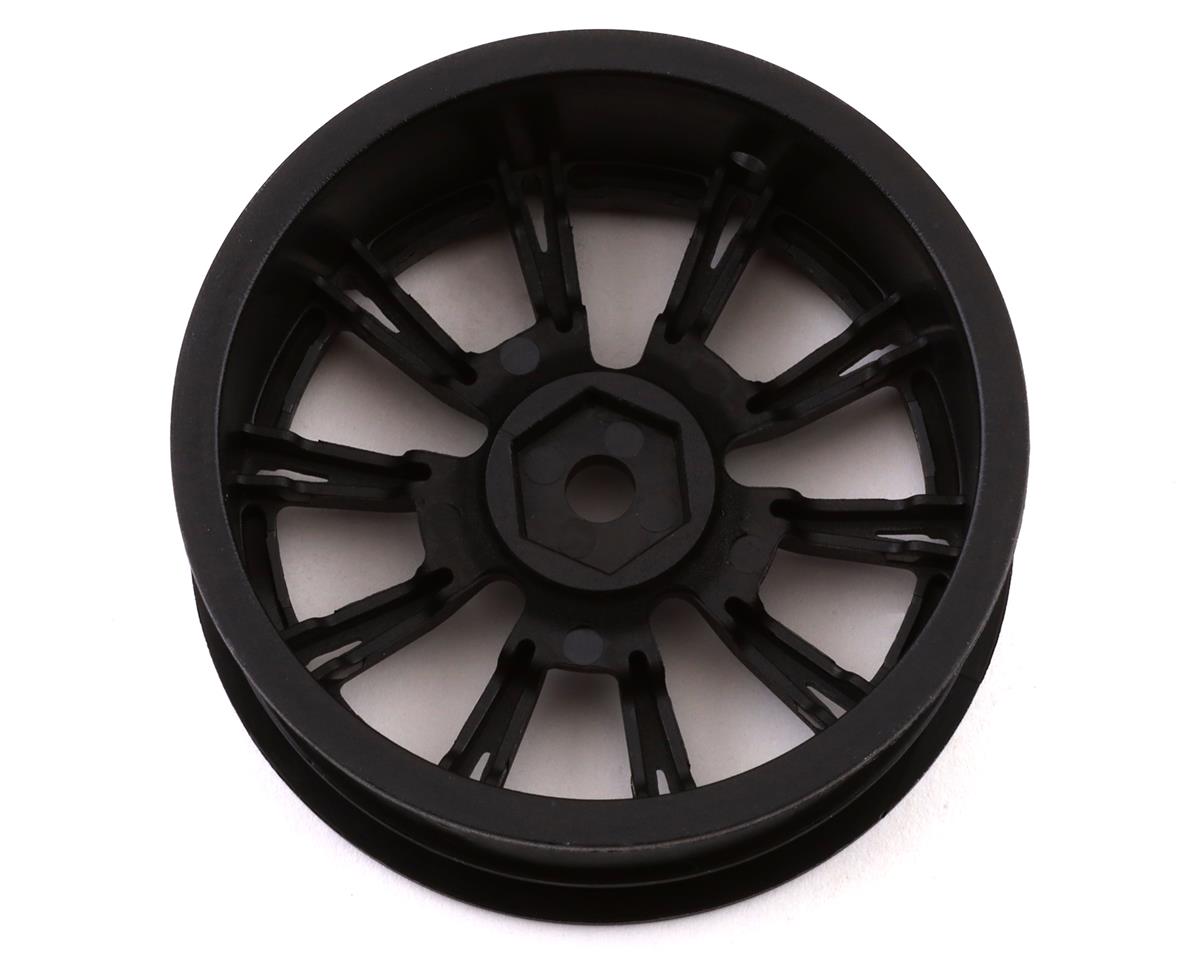 DragRace Concepts 215 AXIS 2,2" Roues avant Drag Racing avec hexagone de 12 mm (Noir) (2)