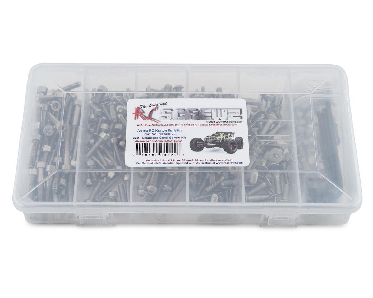 RC Screwz RCZARA022 Kit de vis en acier inoxydable Arrma Kraton 8S