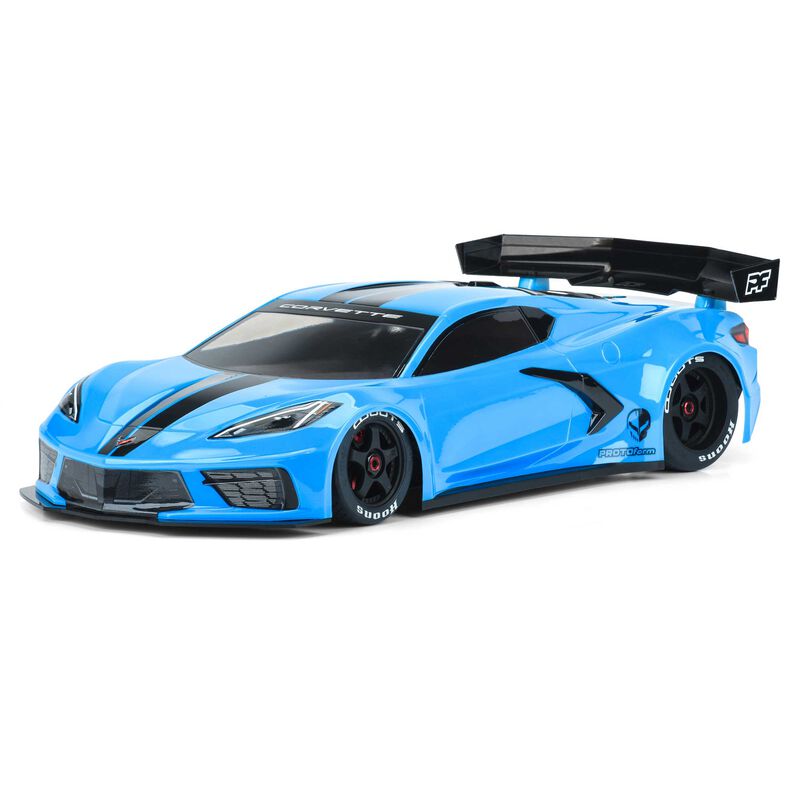PROTOFORM 157700 Corvette C8 Clear Body Felony & Infraction