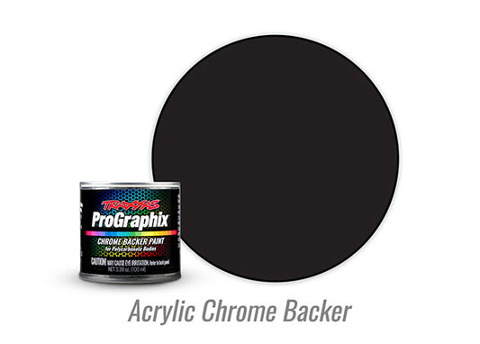 TRAXXAS Backing paint, ProGraphix™, black, acrylic (100mL)