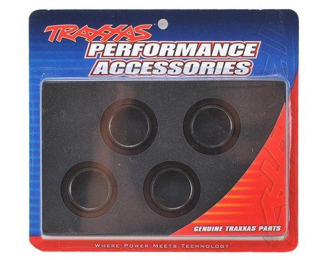Traxxas 7767X X-Maxx Aluminum GTX Threaded Collar (Black) (4) (Hard Anodized)