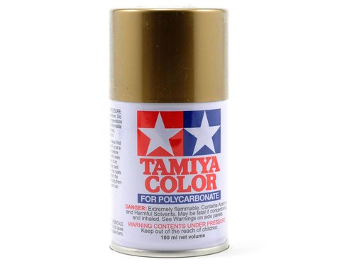 Pintura en aerosol Tamiya PS-13 Gold Lexan (100 ml)