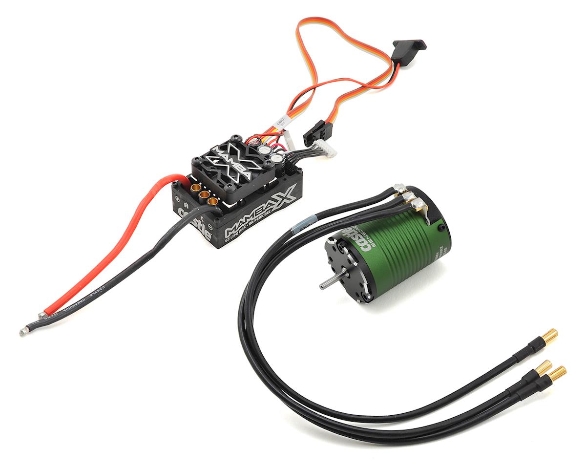 CASTLE CREATIONS 010-0155-03 X, 25.2V WP ESC AND 1406-6900KV SENSORED COMBO