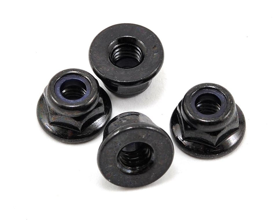 Arrma AR708001 4mm Flanged Locknut Set (4)