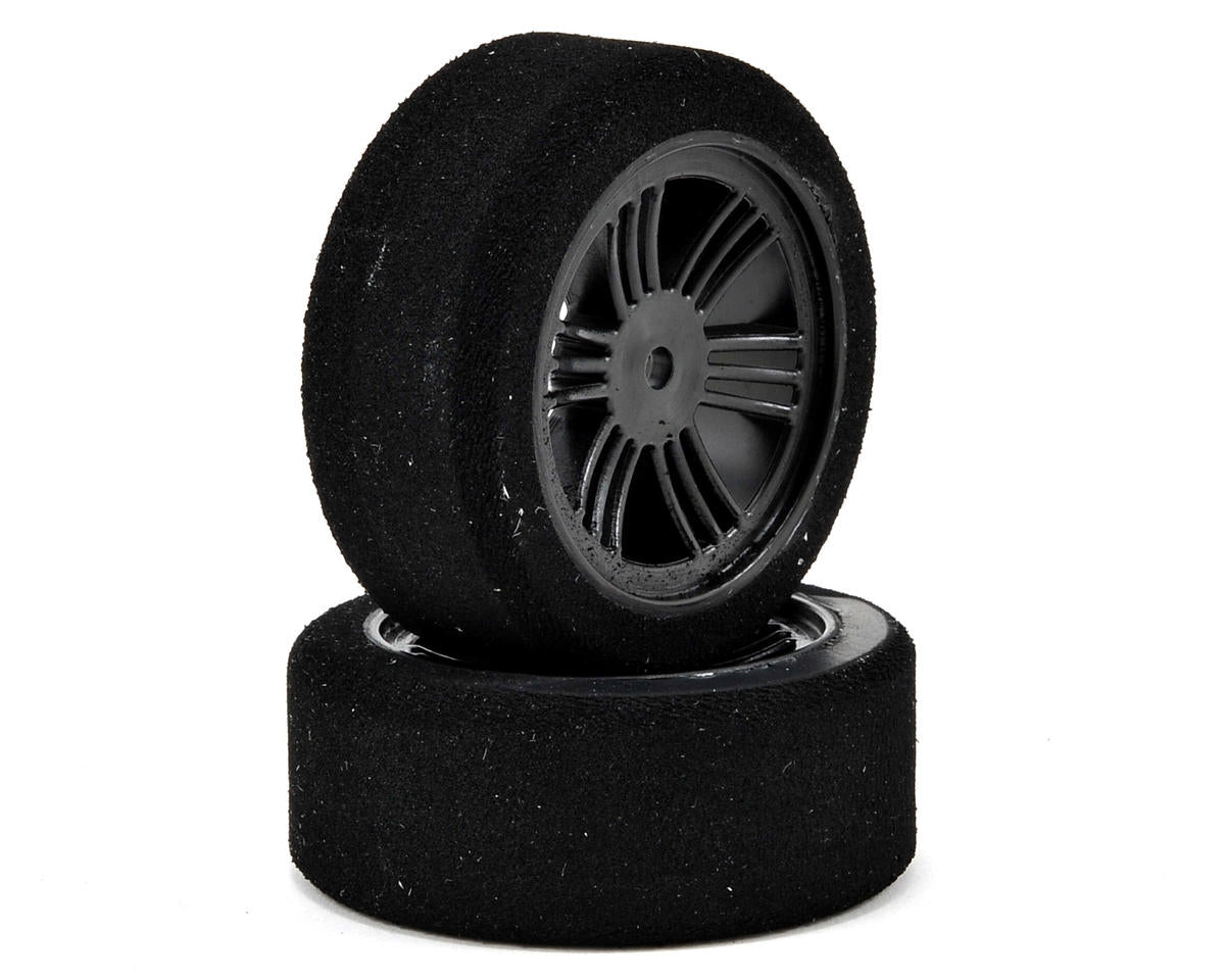 Contact J1A73 Neumáticos de doble espuma para sedán eléctrico Hex 1/10 de 12 mm (2) (negro carbón)
