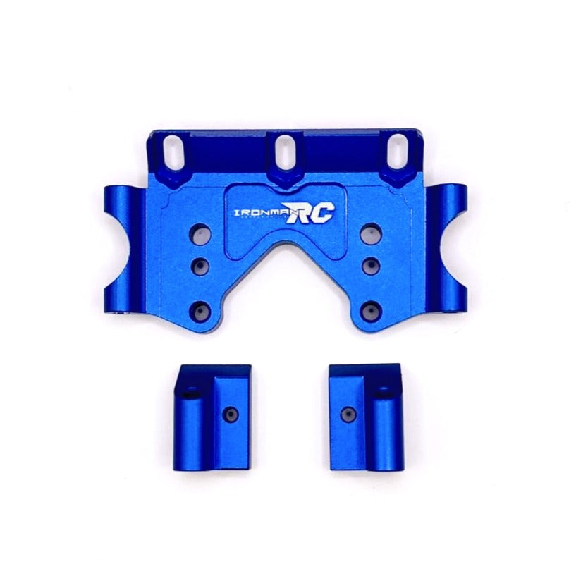 IRonManRc Traxxas Aluminum BLUE Front Bulkhead 2WD Slash Stampede Rustler