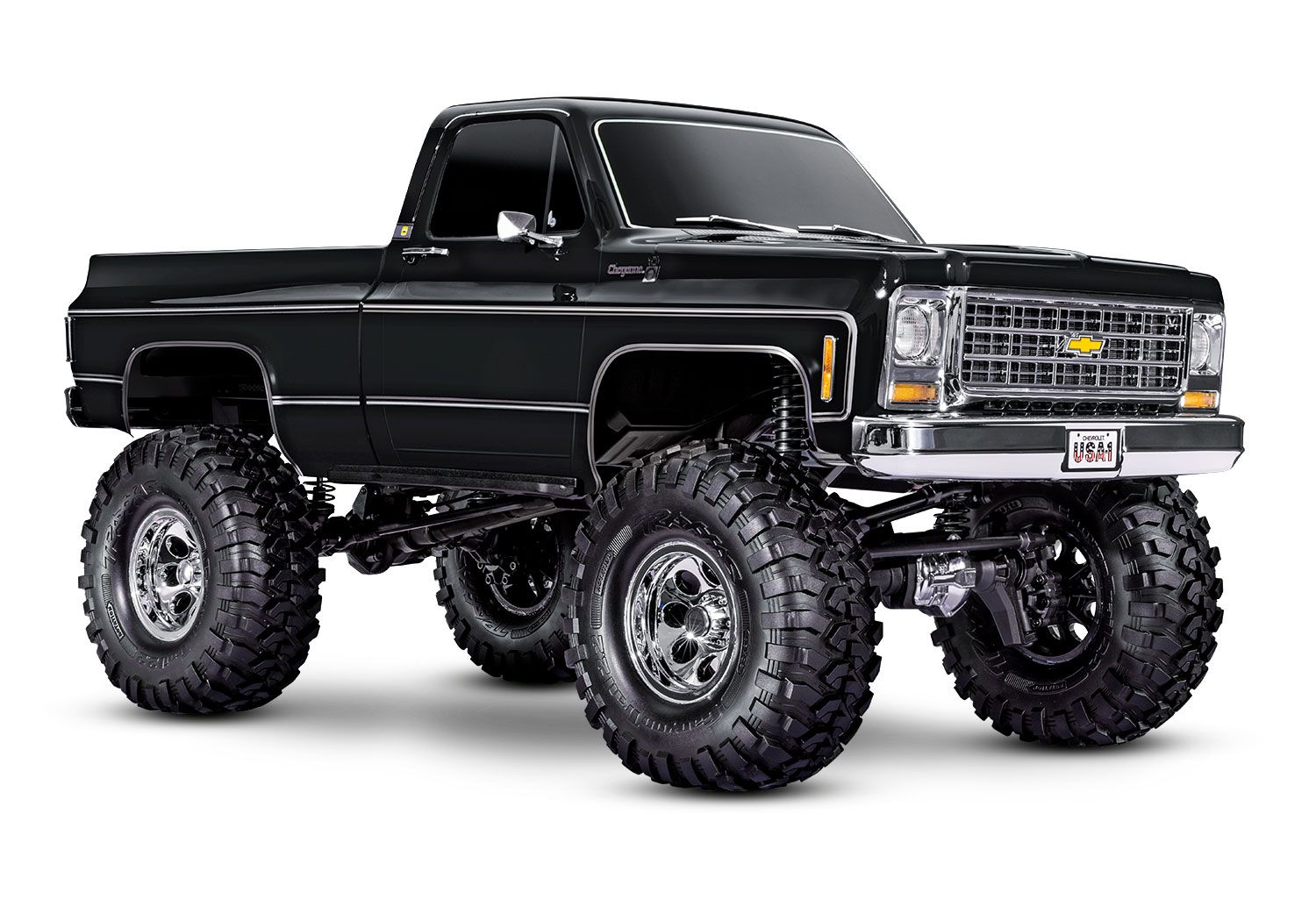 TRAXXAS 92056-4 Black TRX-4 Chevrolet K10 High Trail Edition