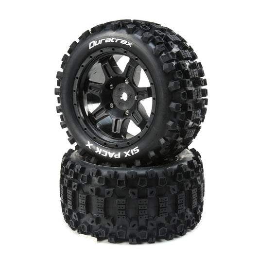 Neumáticos para camión ROAPEX MORPH 1/10 Stadium, montados sobre ruedas negras, 0 desplazamiento, 12 mmHeX