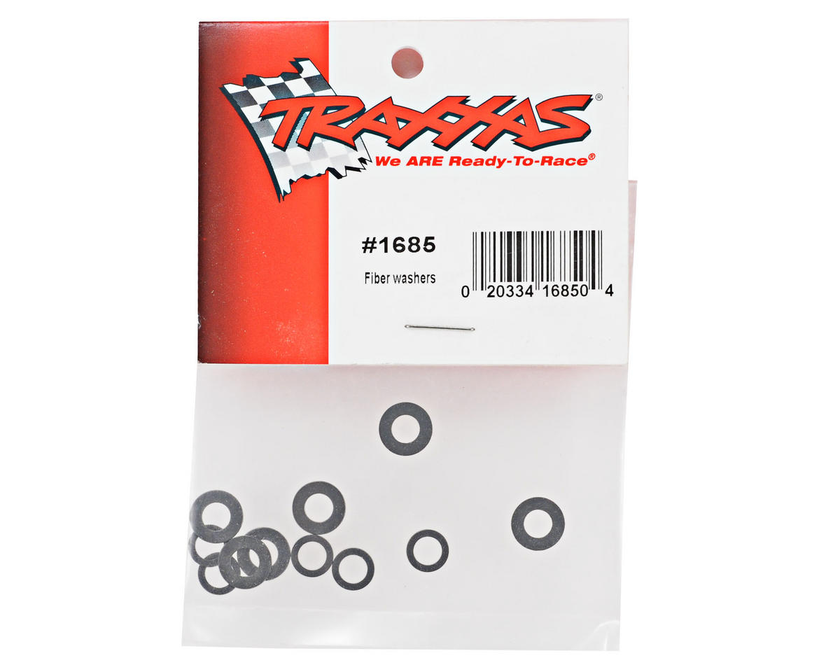 Traxxas 1685 Large & Small Fiber Washer Set (12)