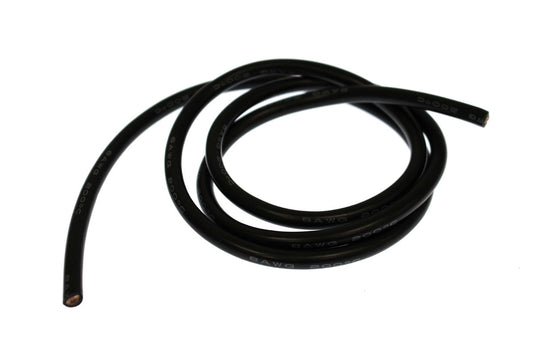 RACERS EDGE RCE1210 8 Gauge Silicone Wire, 3' Black