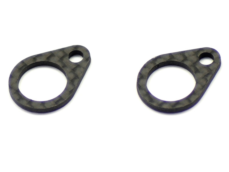 SERPENT 977E Placa de CARBONO del cojinete del eje intermedio (2) (#904122)