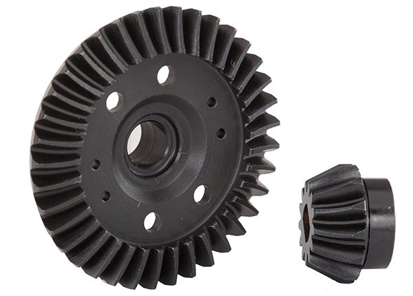 TRAXXAS 6879R Ring gear, differential/ pinion gear