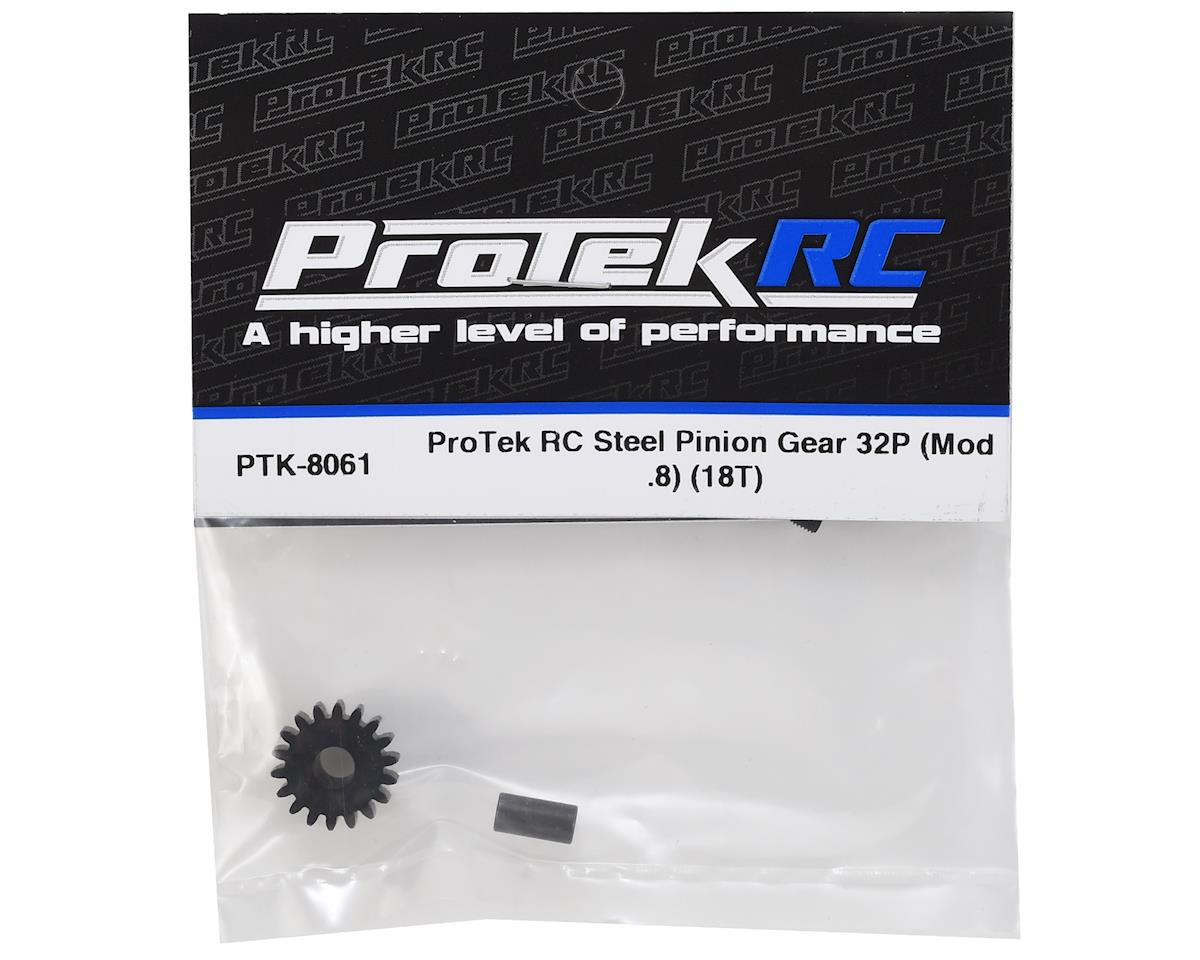 ProTek PTK-8061 RC Pignon en acier 32P avec manchon réducteur de 3,17 mm