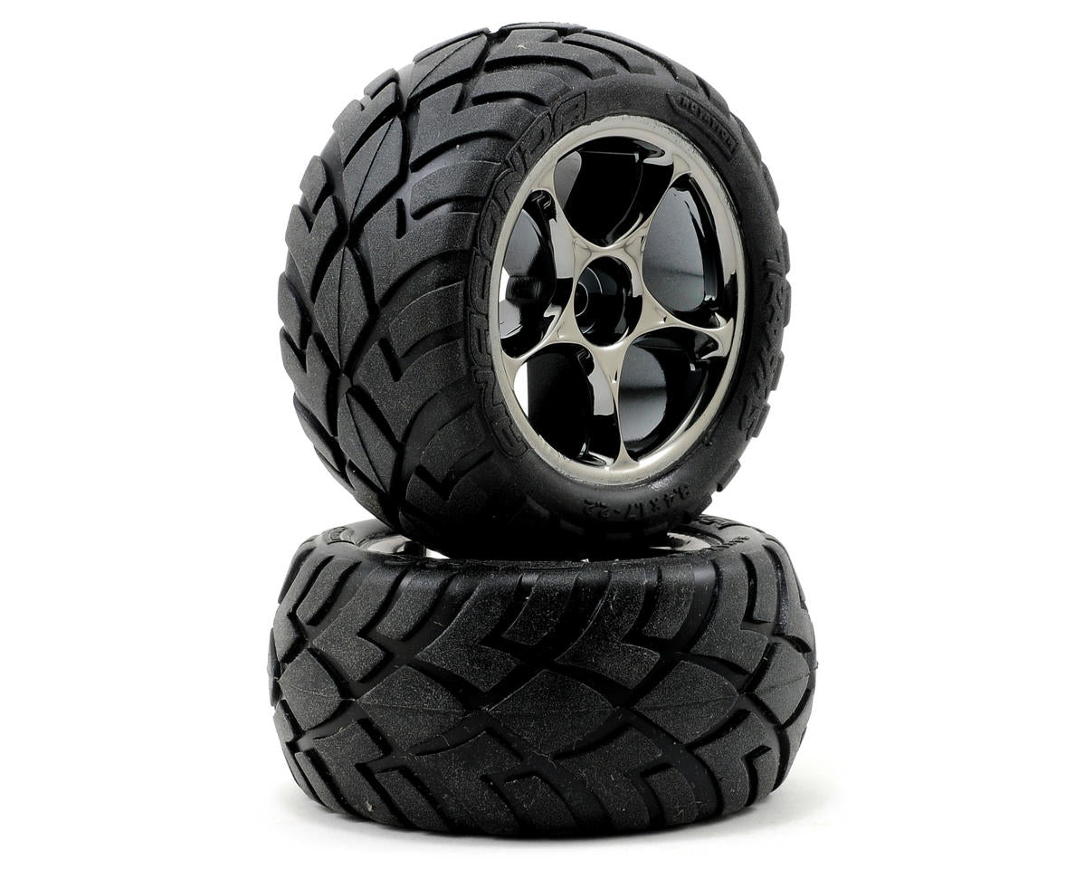 Neumáticos traseros Traxxas 2478A Anaconda (2) (VXL Bandit) (cromo negro) (estándar)