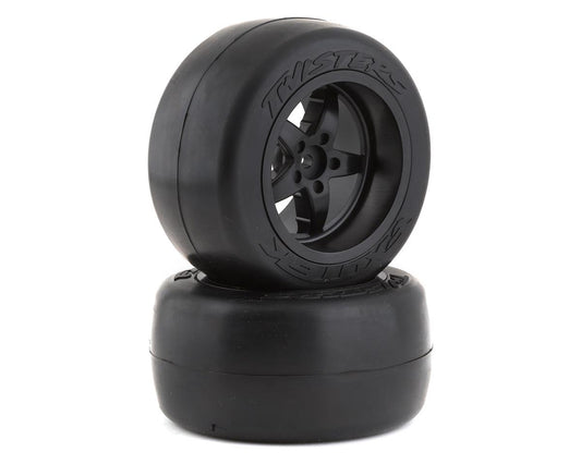 Exotek 2103 Twister Pro Drag Belted Rear Tires & Wheel Set w/Soft Foam