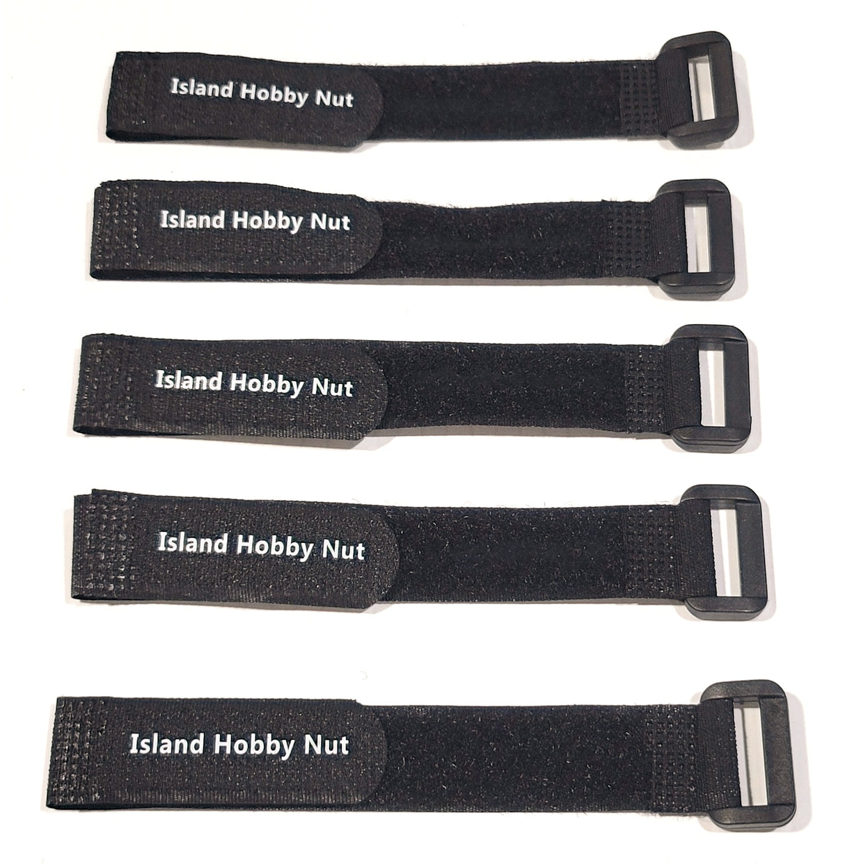 ISLANDHOBBYNUT 20MM X 200MM BATTERY STRAPS - 5 PACK