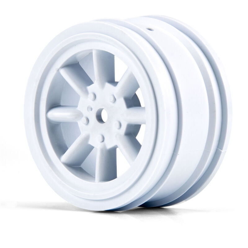 PROLINE 10140-17 1/10 PROTOform VTA Neumáticos delanteros VTA de 26 mm montados en ruedas blancas de 12 mm