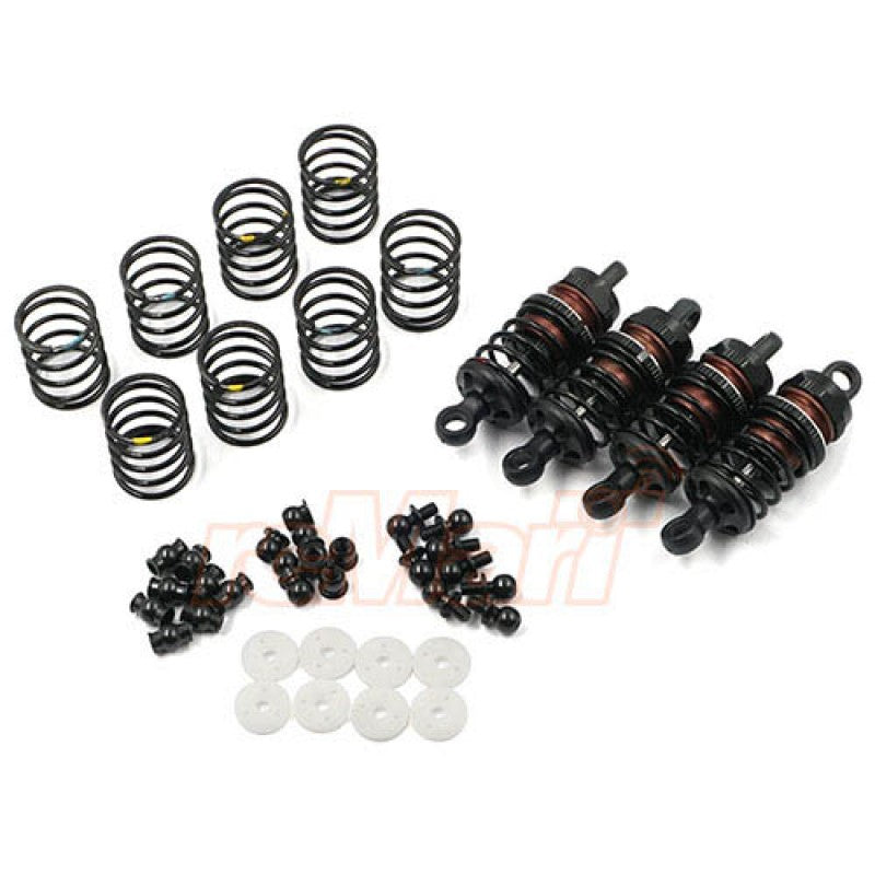 YEAHRACING ALUMINUM BIG BORE GO 55mm DAMPER SET FOR 1/10 RC TOURING CAR BLACK