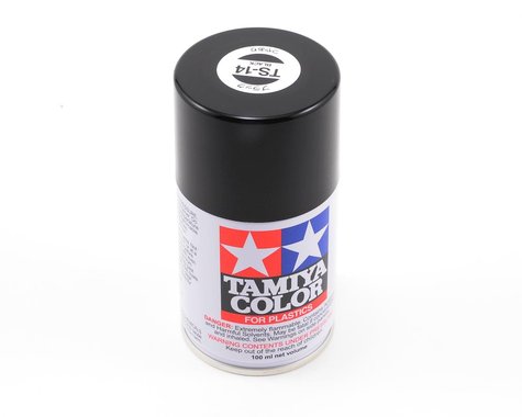 Pintura en aerosol laca negra Tamiya TS-14 (100 ml)