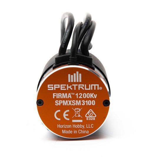 SPEKTRUM SPMXSM3100 FIRMA 1200Kv 1/6 BL Sensored Crawler Motor