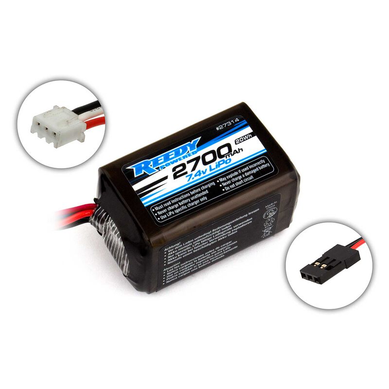 Paquete de batería del receptor LiPo Reedy 27314 2S Hump (7,4 V/2700 mAh)
