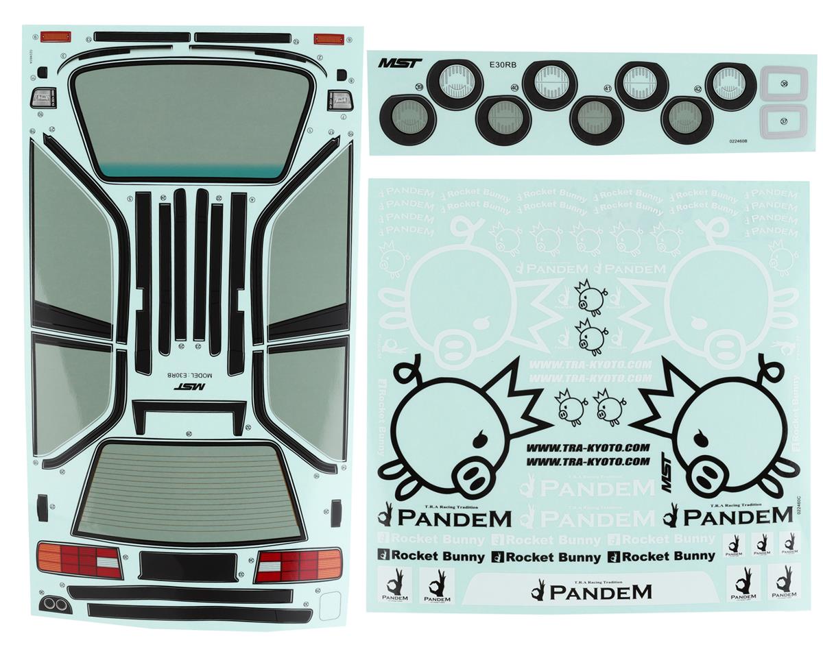 MST MXS-720022 E30RB Cuerpo de deriva (transparente)