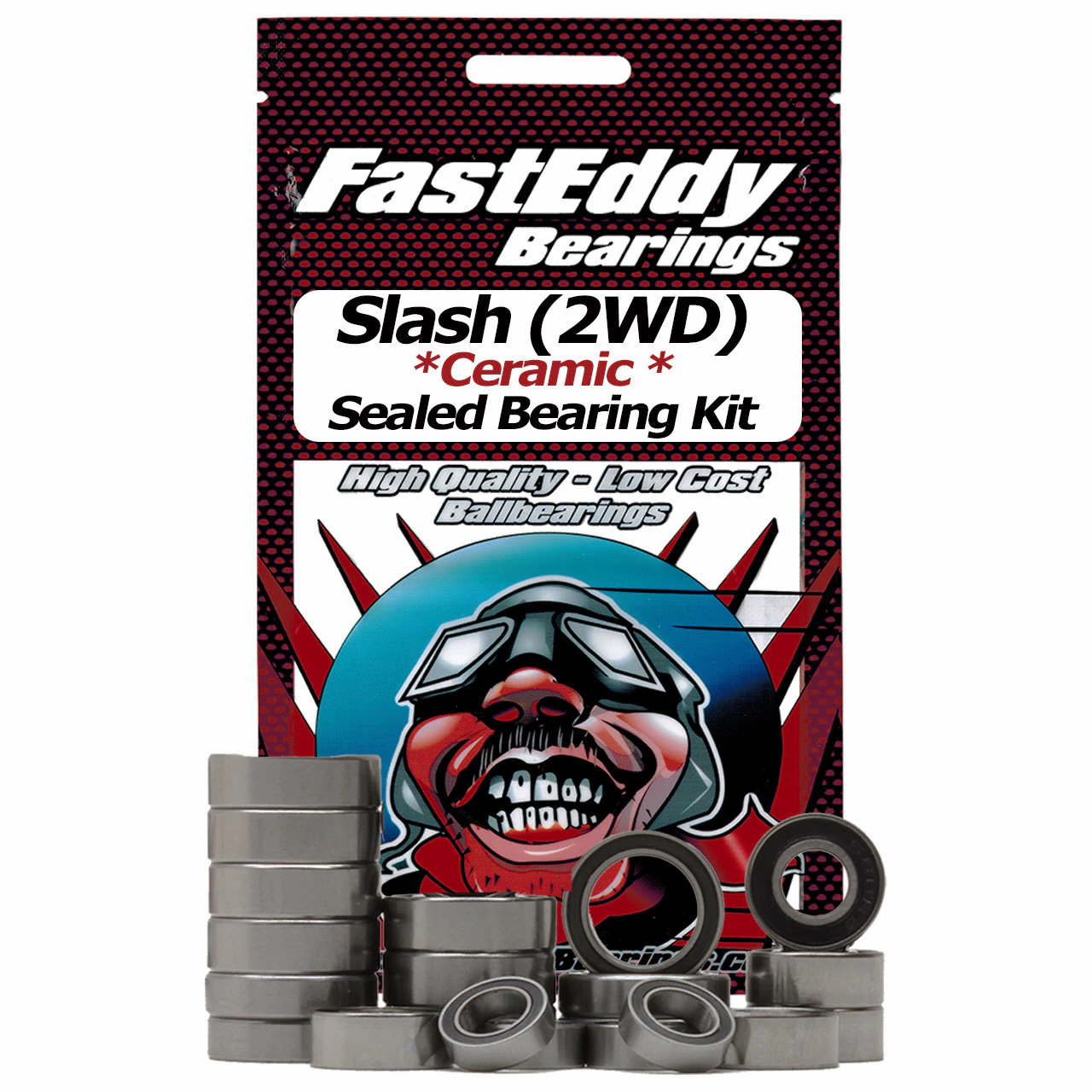 FAST EDDY TFE448 Traxxas Slash (2WD) Ceramic Sealed Bearing Kit TFE448