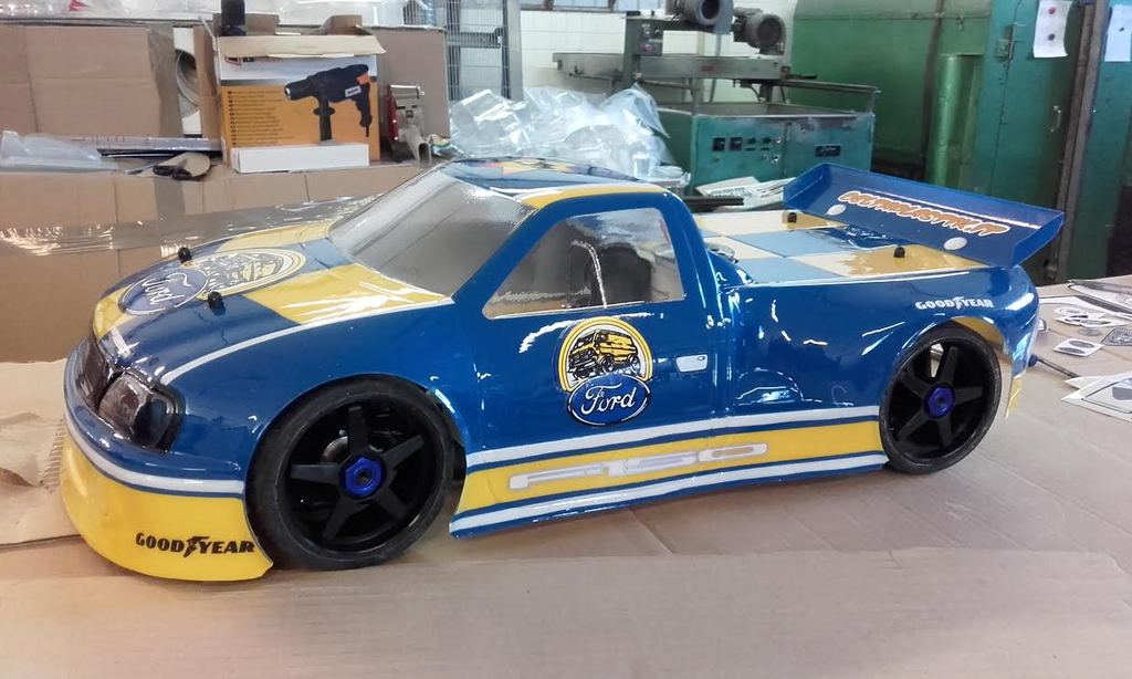 DELTA PLASTIK 6900 GT2 RACE TRUCK 1/8 SCALE GT2 360MM RC CAR BODY