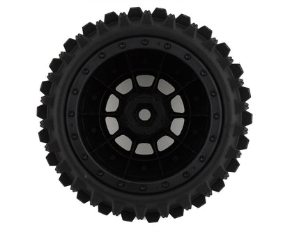 JConcepts JCO4013-3994 Magma Pre-Mounted Monster Truck Tires w/Hazard Wheel (Black) (2) (Platinum)